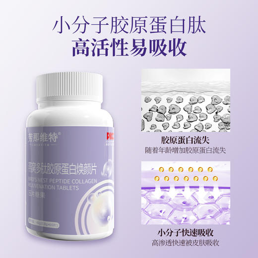 捞多肽片3盒装 劳那维特焕颜多肽片 劳纳唯特焕颜片劳那换颜片 商品图3