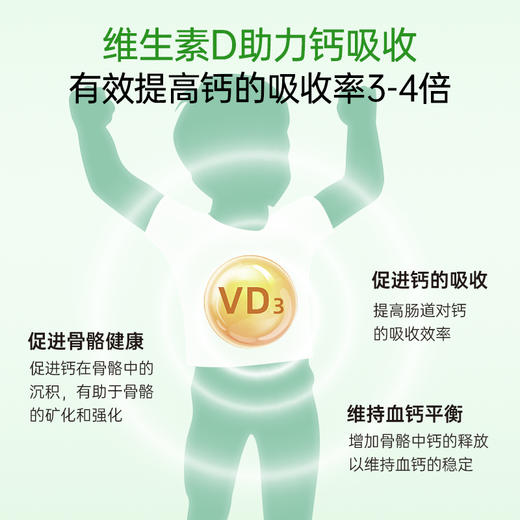 杏轩堂金源液体钙杏轩堂金源液体钙维生素D软胶囊儿童钙青少年 商品图3