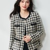 【高货sh】全新升级【铂金会员441/天猫599/差价158】(33515) 洛诗春季法式轻奢重磅绵羊毛编织千鸟格粗花呢小香风外套 商品缩略图3