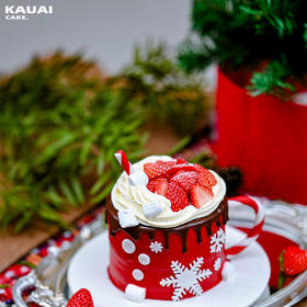 法式雪花草莓马克杯 | 烤爱