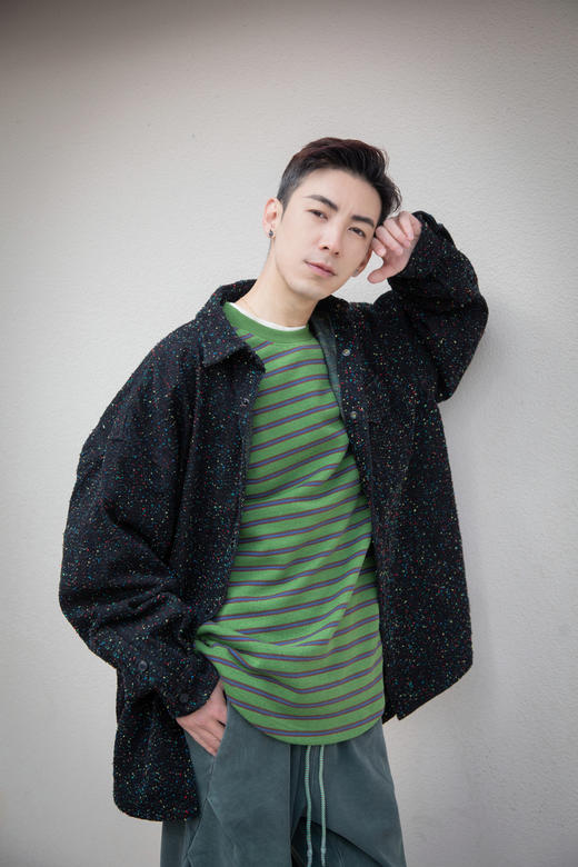 W512825409彩点重磅衬衫外套 商品图3