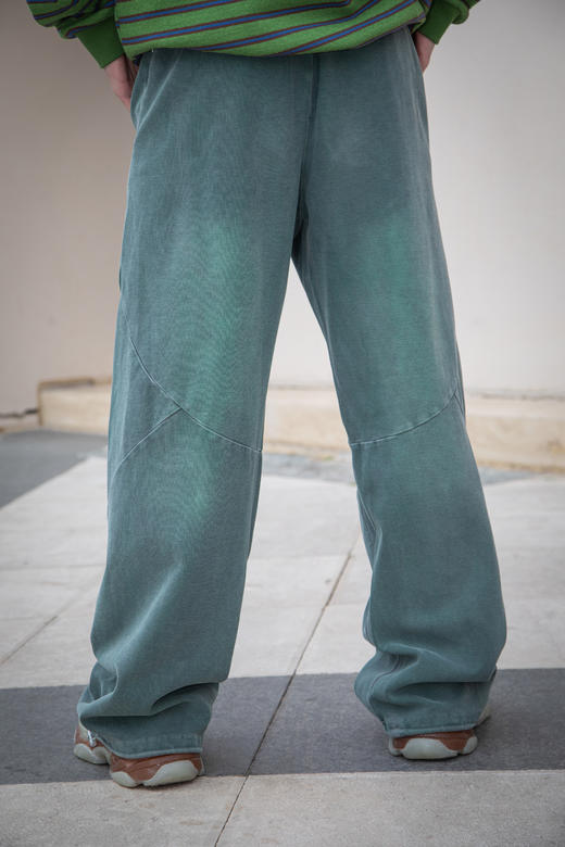 W512536335渐变直筒针织裤 商品图2