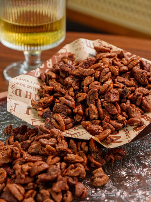 【山核桃仁大罐】精选优质大颗果仁，剔除坏果，低糖少盐，口感酥脆，195g/罐（净重） 商品图11