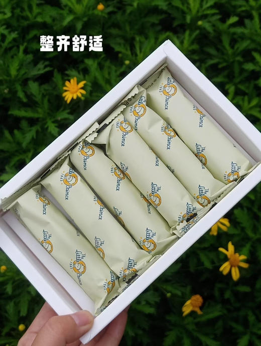 【预售5天】【小王子爆浆蛋卷】29.9X3盒，推出”花生酱”“黑芝麻酱”双经典口味~ 坚持面粉鸡蛋配比1:1 满满浓郁花生酱黑芝麻酱 不添加任何防腐剂 微波炉叮一下会有惊喜的口味哦 商品图6