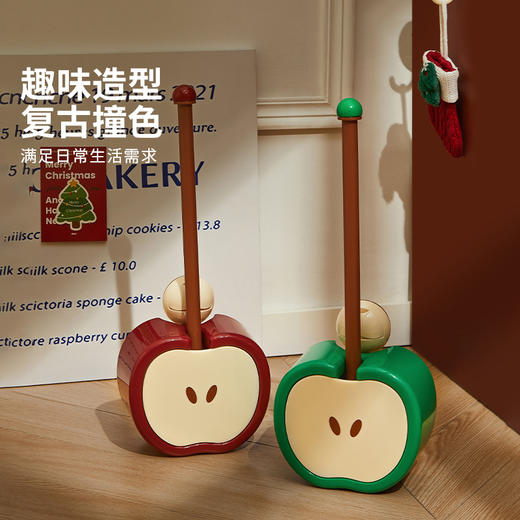 摩登主妇吸盘马桶刷家用无死角洗厕所神器壁挂专用卫生间洁厕刷子 商品图4