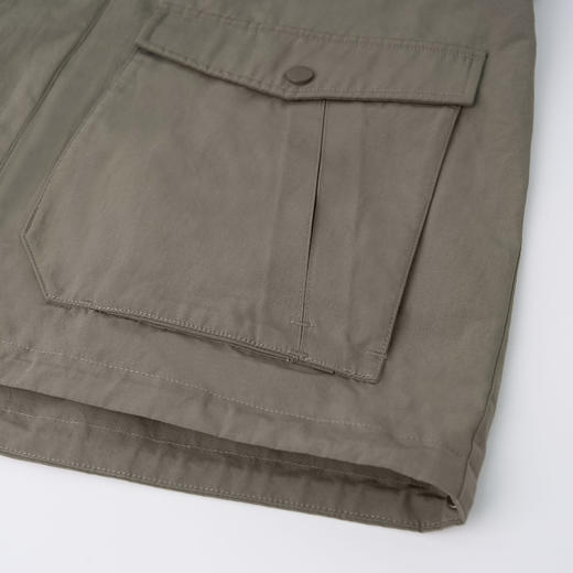 ROMI STUDIO“伴行山野”轻量化可调节立领连帽宽松外套 441Y3009 商品图4