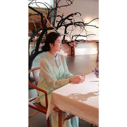 【抖音专属】青云志•新中式衬衣（25710040沧浪高定款） 商品图2