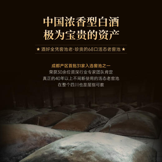 【中国名优老窖池特酿】基酒师酒 首届中国四川名优老窖池认定 浓香型白酒 52%vol 商品图1