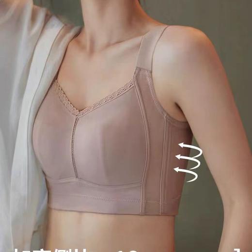 内衣女大胸显小薄款夏天无痕全罩杯防下垂收副乳文胸大码胖mm全包2025新款爆款小红书同款 商品图1