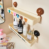 摩登主妇卫生间置物架浴室吸盘架子洗漱台墙上壁挂式免打孔收纳架 商品缩略图1