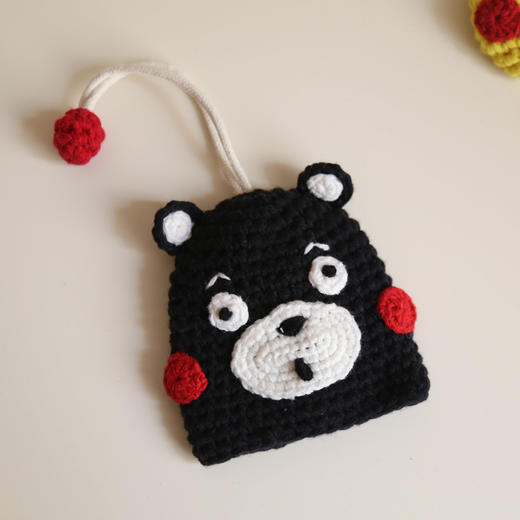 手工编织卡通钥匙包 商品图1