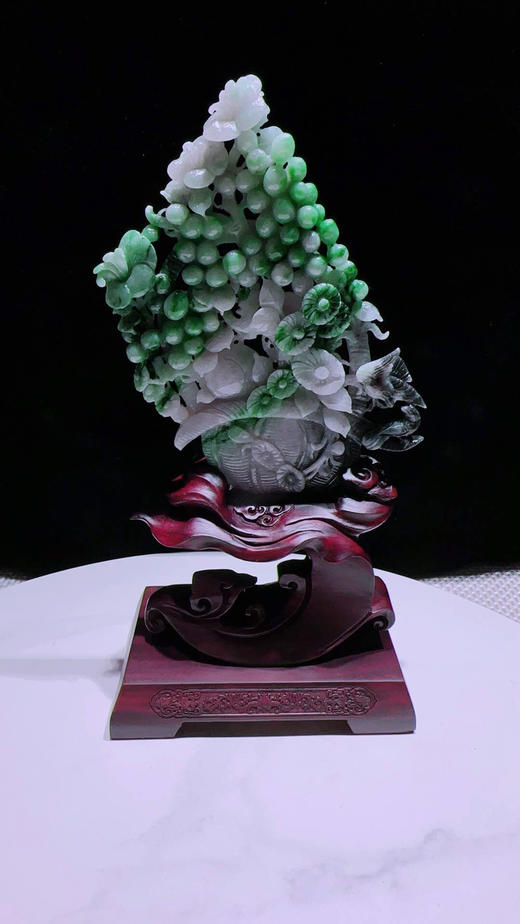 620805翡翠摆件【平安富贵】 商品图4