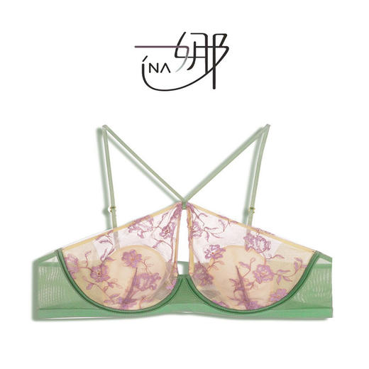 内衣女夏天薄款大胸显小无痕舒适性感美背少女文胸裹胸罩乌梅子酱2025新款小红书爆款 商品图4