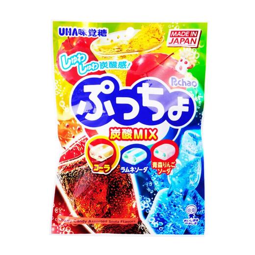 悠哈普超碳酸味什锦软糖90g 商品图0