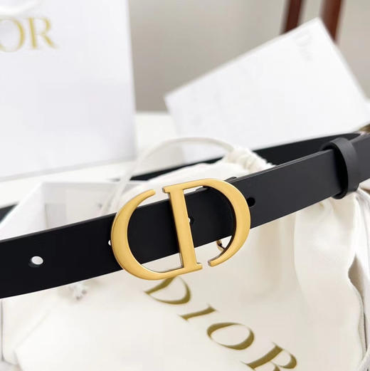 迪家女款复古做旧五金款腰带2cm金扣 商品图6