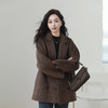 火桐hooton 新年战袍 小骆马绒双面羊绒双排扣大衣3467 商品缩略图3