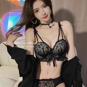 性感蕾丝内衣女小胸聚拢显大收副乳防下垂无钢圈纯欲文胸罩套装夏2025新款爆款小红书同款