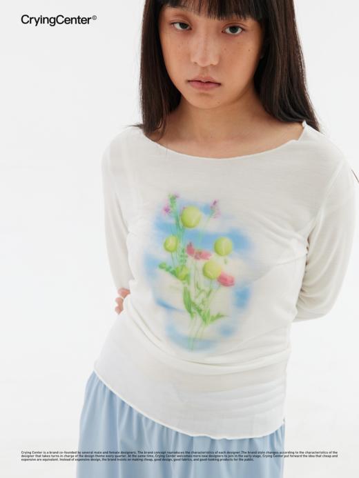 CryingCenter 网球花长袖t恤 哭喊中心 商品图0