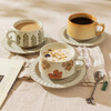 摩登主妇复古咖啡杯碟高档精致家用喝水杯陶瓷马克杯子拉花拿铁杯 商品缩略图4