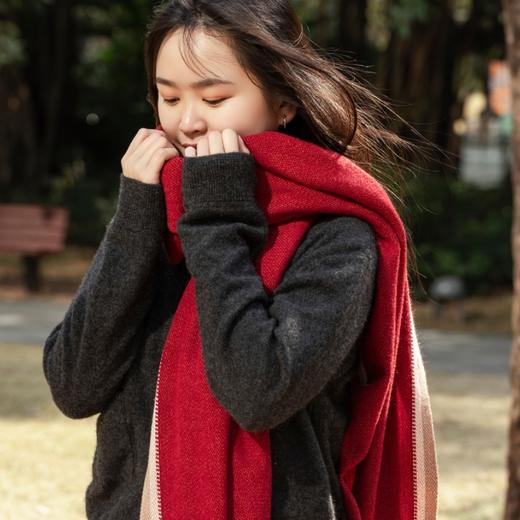 菜菜家羊绒羊毛披肩|非遗匠人手织！又柔又暖 商品图3