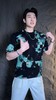 T1568夏季新款时尚做旧格子印染男士短袖百搭休闲上衣宽松小众T恤 商品缩略图0