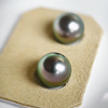 CLASSIC系列 18K镶大溪地珍珠 耳钉 商品缩略图1
