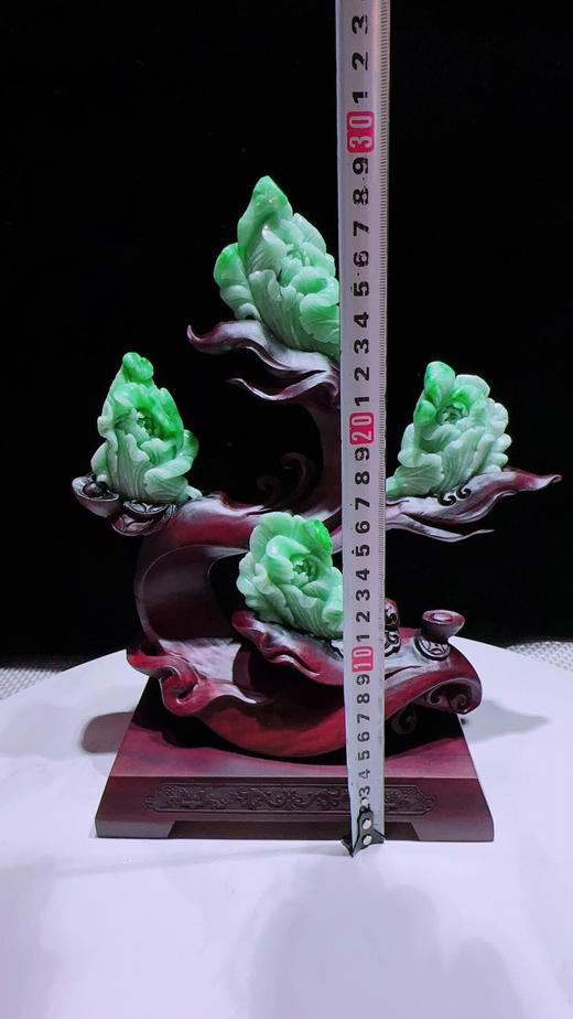 620810翡翠摆件【四季发财】 商品图1