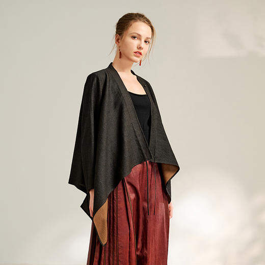 TANGY Collection/2025天意精品春季新品中国风女士双面穿莨绸外套 商品图1