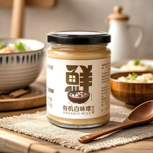 全食物日记七菇鲜有机白味噌酱300g 商品图1