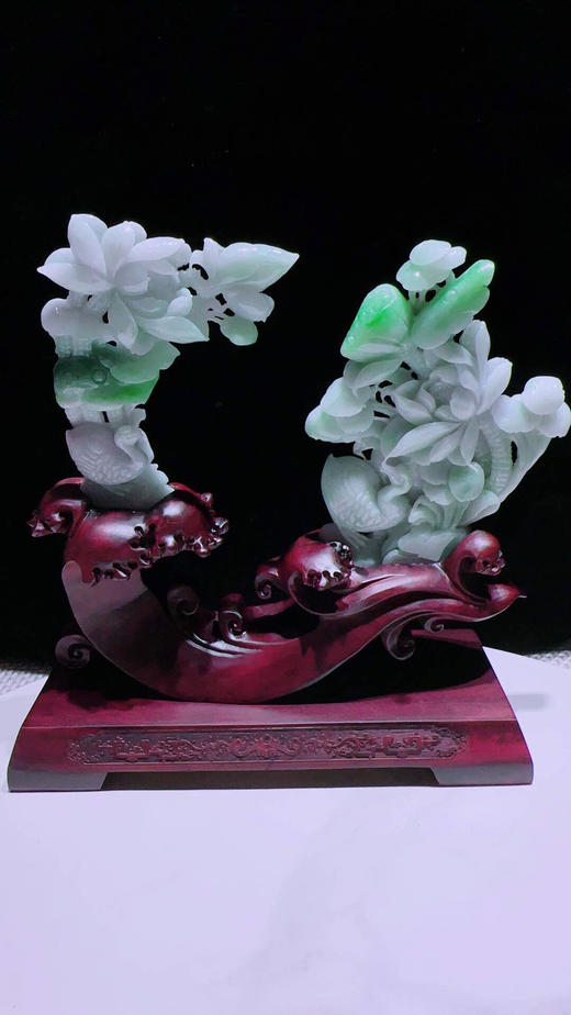 620807翡翠摆件【和和美美】 商品图4