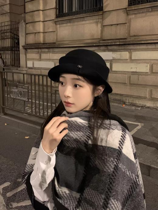 <曾小咸推荐>  复古赫本风毛呢礼帽 日常88/件 活动59.99/件！！ 商品图5