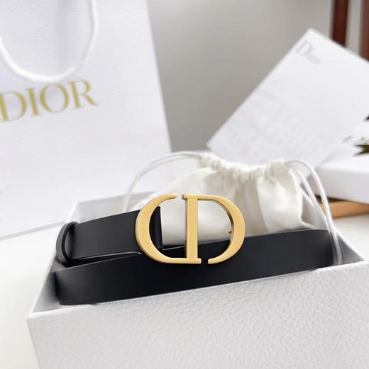 迪家女款复古做旧五金款腰带2cm金扣 商品图1