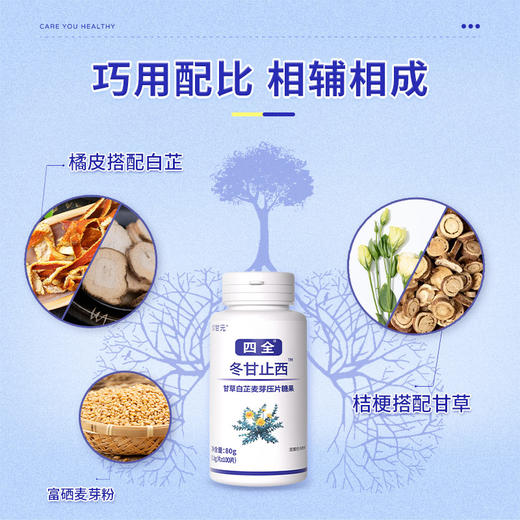 冬甘全】旗舰店仰甘元 功同散糖堂果仁东冬干甘止西效桔结北京 商品图2