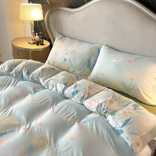 开春新品！【西域楼兰•有氧针织棉四件套】云端般的睡眠体验 面料亲肤软糯 吸湿透气 高颜值耐看 商品图8