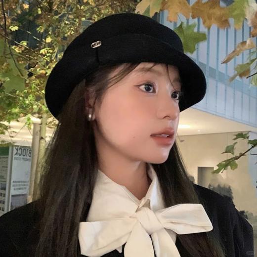 <曾小咸推荐>  复古赫本风毛呢礼帽 日常88/件 活动59.99/件！！ 商品图2