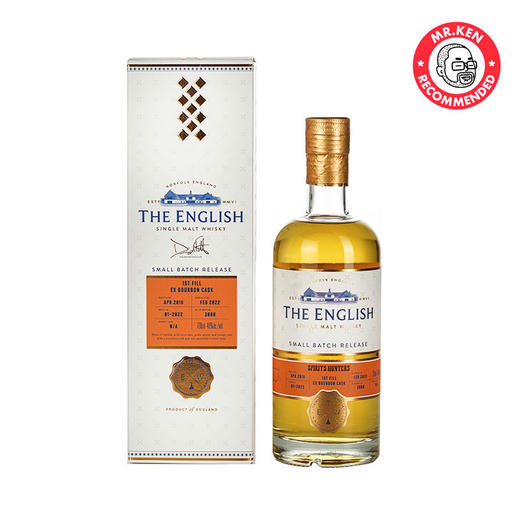 英格诗（The English）初填波本桶单一批次 单一麦芽威士忌（赠英格诗官方帆布包） 商品图1