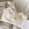 法式性感蕾丝兔耳朵内衣女无痕无钢圈美背抹胸大胸显小文胸罩 商品缩略图4
