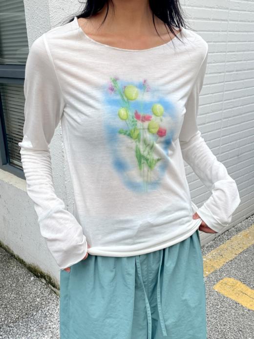 CryingCenter 网球花长袖t恤 哭喊中心 商品图2