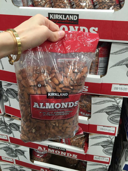 血糖高的福音，0糖最佳点心零嘴，因为是无糖的🔥美国✈直邮特价240元🉐 包税包邮到手🔥🔥吃货的世界根本停不下来！超级划算有木有！kirkland原味大杏仁1360克装 商品图4