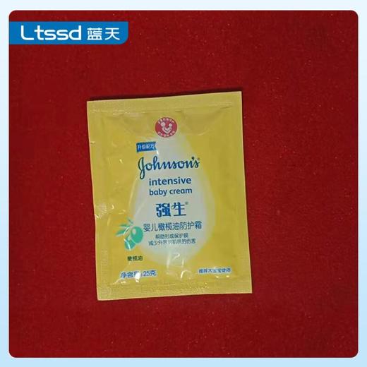强生婴儿蜂蜜防皴霜(袋）25g【30087187】 商品图0