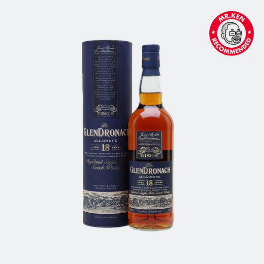 格兰多纳（Glendronach）18年单一麦芽苏格兰威士忌 商品图1