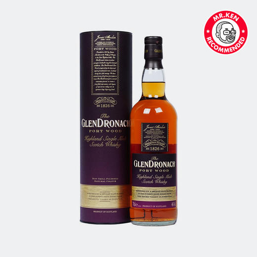 格兰多纳（Glendronach）波特桶单一麦芽苏格兰威士忌 商品图1