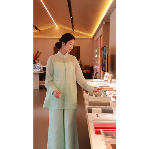 【抖音专属】青云志•新中式衬衣（25710040沧浪高定款） 商品图3