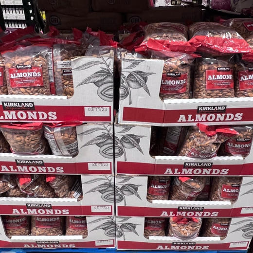 血糖高的福音，0糖最佳点心零嘴，因为是无糖的🔥美国✈直邮特价240元🉐 包税包邮到手🔥🔥吃货的世界根本停不下来！超级划算有木有！kirkland原味大杏仁1360克装 商品图5