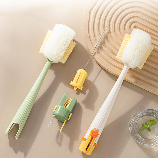 摩登主妇杯刷吸管刷五合一玻璃水杯清洗神器多功能专用长柄瓶口刷 商品图0