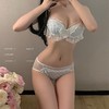 日系少女风文胸套装蕾丝纯欲性感内衣女小胸聚拢无钢圈胸罩薄款2025新款小红书爆款 商品缩略图0