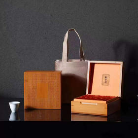 岩茶高端竹盒12泡礼盒 手感重实 吸铁石关盒 低调大气