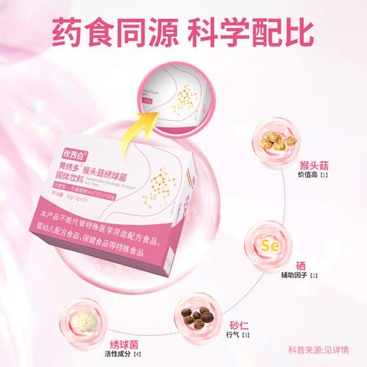 玫西白颗粒】百冲剂梅枚非药维官方正品旗舰店千西水非胶囊胃猴菇 商品图2
