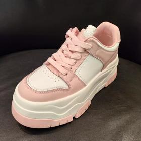 LFGJ凌介女鞋  17907  时尚百搭厚底小白鞋