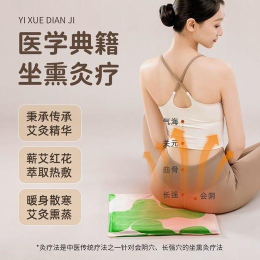【坐着也能享受艾灸】新型艾灸发热坐垫9档控温恒温发热草本精华暖透全身多部位适用送礼袋 商品图1